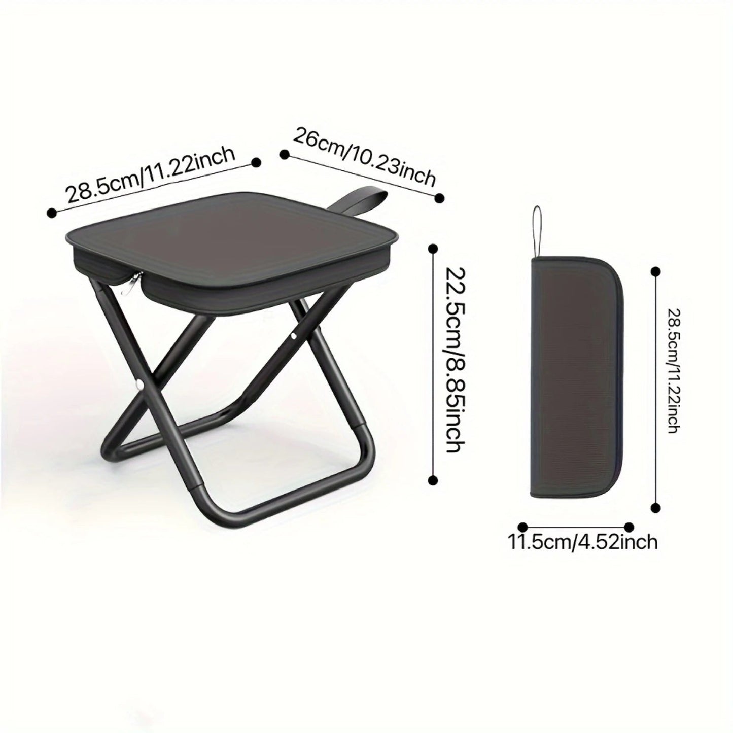 GlamGo Stool – Fold. Carry. Sit Pretty. Shop1104695203 Store
