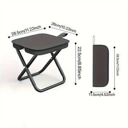 GlamGo Stool – Fold. Carry. Sit Pretty.