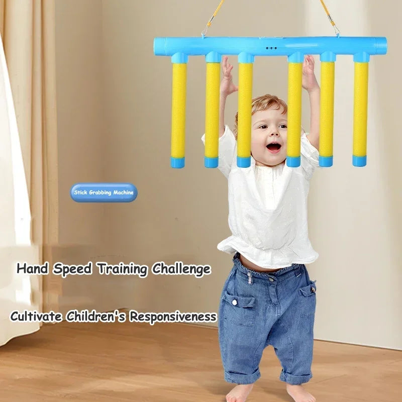 Challenge Falling Sticks Game Stick Catcher Machine Training Reaction Ability Educational Activity Parent-Child Family Party Toy GG Baby Store