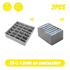 Closets Clothes Organizer Pants Jeans Storage Box Cabinet Organizer