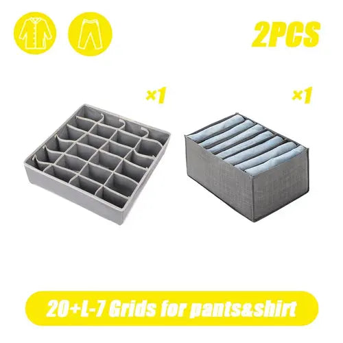 Closets Clothes Organizer Pants Jeans Storage Box Cabinet Organizer