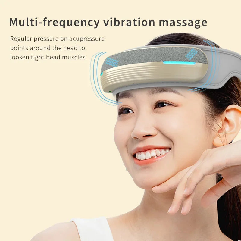 BlissVibe Pro: Heated Air Pressure Head Massager Shop1103750635 Store