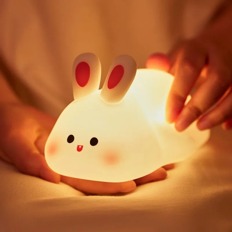 Halloween Pumpkin Night Lights Cute Soft Silicone Safe Lamp Decorations Timing Dimmable Bedside Decor Kids Baby Halloween Gifts