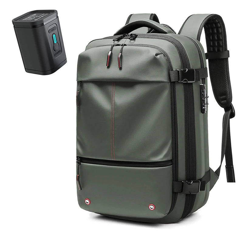 Travel Men 17 inch Laptop Backpack vacuum compression Backpack Business Large Capacity school Backpack expand outdoor backpack Stone's Store