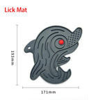 Fish Shape Silicone Lick Mat - Slow Feeding Food Bowl for Pets CDDMPET Official Store