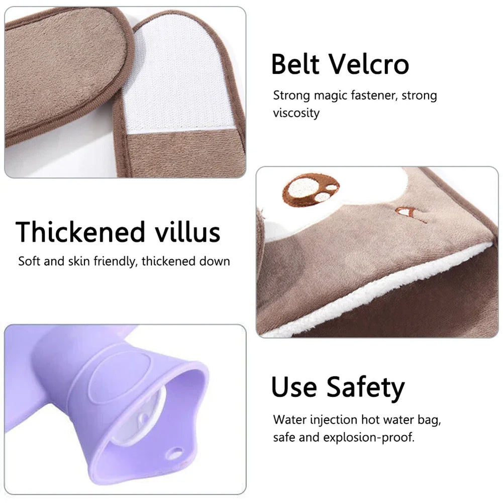 Comfy Soothe: Portable Hot Water Bag with Cover