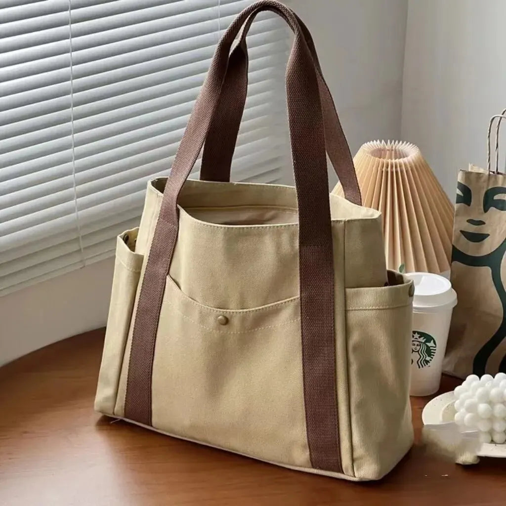 Canvas Tote Bag Large Capacity Unisex for Work & Leisure Stone's Store