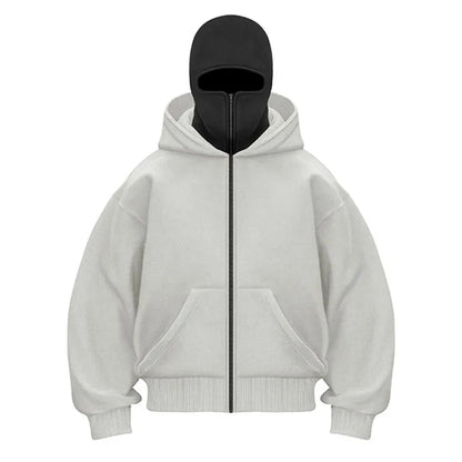 Y2K Gothic Harajuku Double Hat Design Sportswear Winter New Hoodie AliExpress