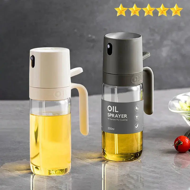 【Ofertas】Pulverizador de Aceite de 250ml de Vidrio de Borosilicato para Cocinar