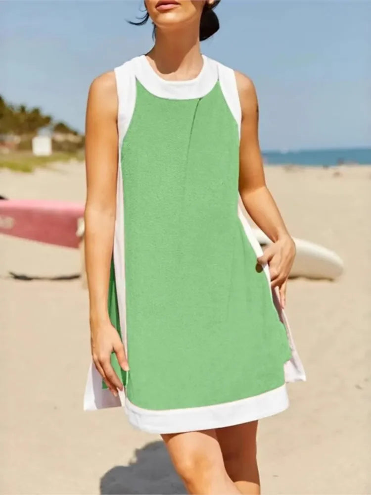 Versatile Vibe: Sleeveless Top & Skirt/Shorts Set