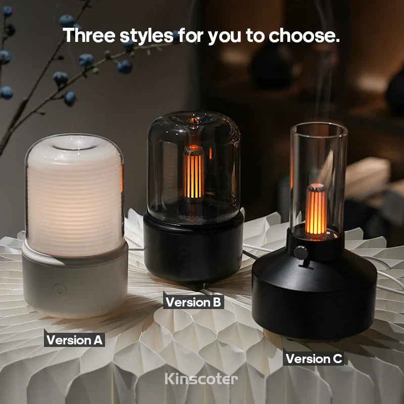 KINSCOTER Portable Mini Aroma Diffuser USB Air Humidifier Essential Oil Night Light Cold Mist Maker Sprayer for Home Gift HUMI Store