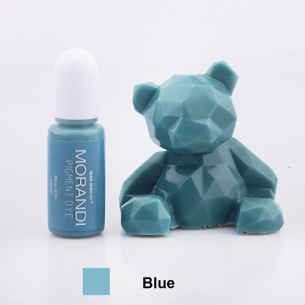 For fun 10ML 24Colors Resin Pigments DIY UV Epoxy Resin Crafts Morandi Dye Ink Colorant Jewelry Making Supplies Tools