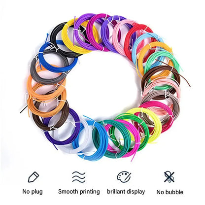 3D Print Pen Printing Pen Set PLA Filament Drawing Print Kids Adult