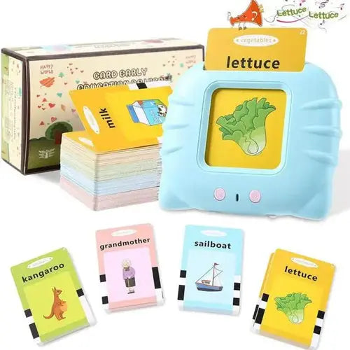 Juguetes para niños para aprender inglés, educación temprana inteligente, audio electrónico