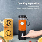 530ML Powerful Portable Blender for Smoothies Shakes USB Rechargeable