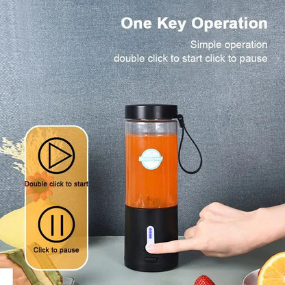 530ML Powerful Portable Blender for Smoothies Shakes USB Rechargeable