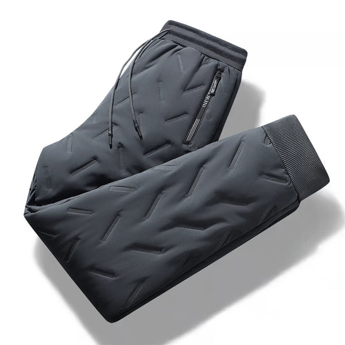 7XL Men Winter Warm Thicken Sweatpants Mens Joggers Pants Fleece