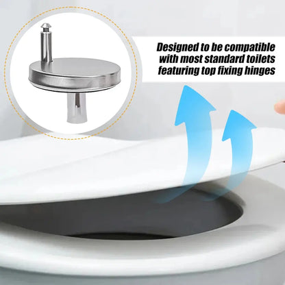 Rust-Resistant Stainless Steel Toilet Seat Fixing Kit – Easy Installation (2 Pack)