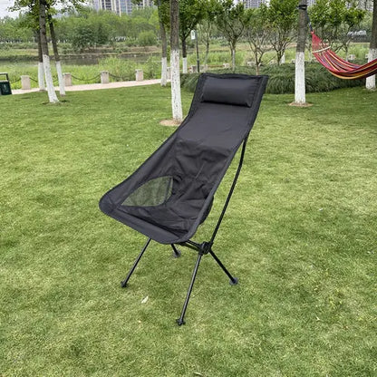 Outdoor Portable Camping Chair Oxford Cloth Folding Lengthen Camping