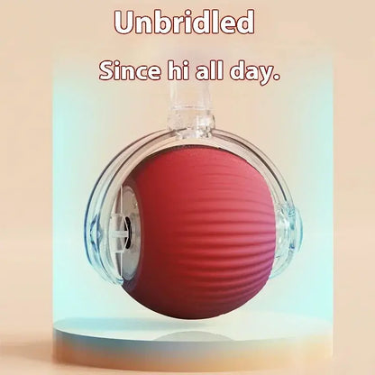 Smart Cat Toys Automatic Rolling Ball Fake Tail Rechargeable Electric