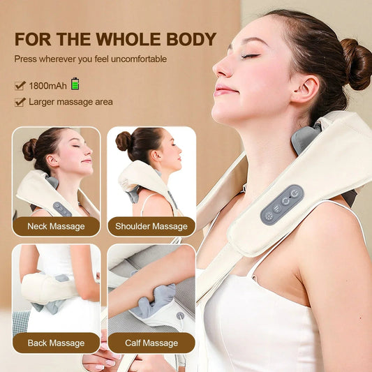 Wireless Neck And Shoulder Massager Foreverlily Korea Store