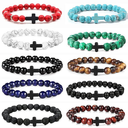 Men's Prayer Onyx Meditation Beads Bracelets Stone's Store
