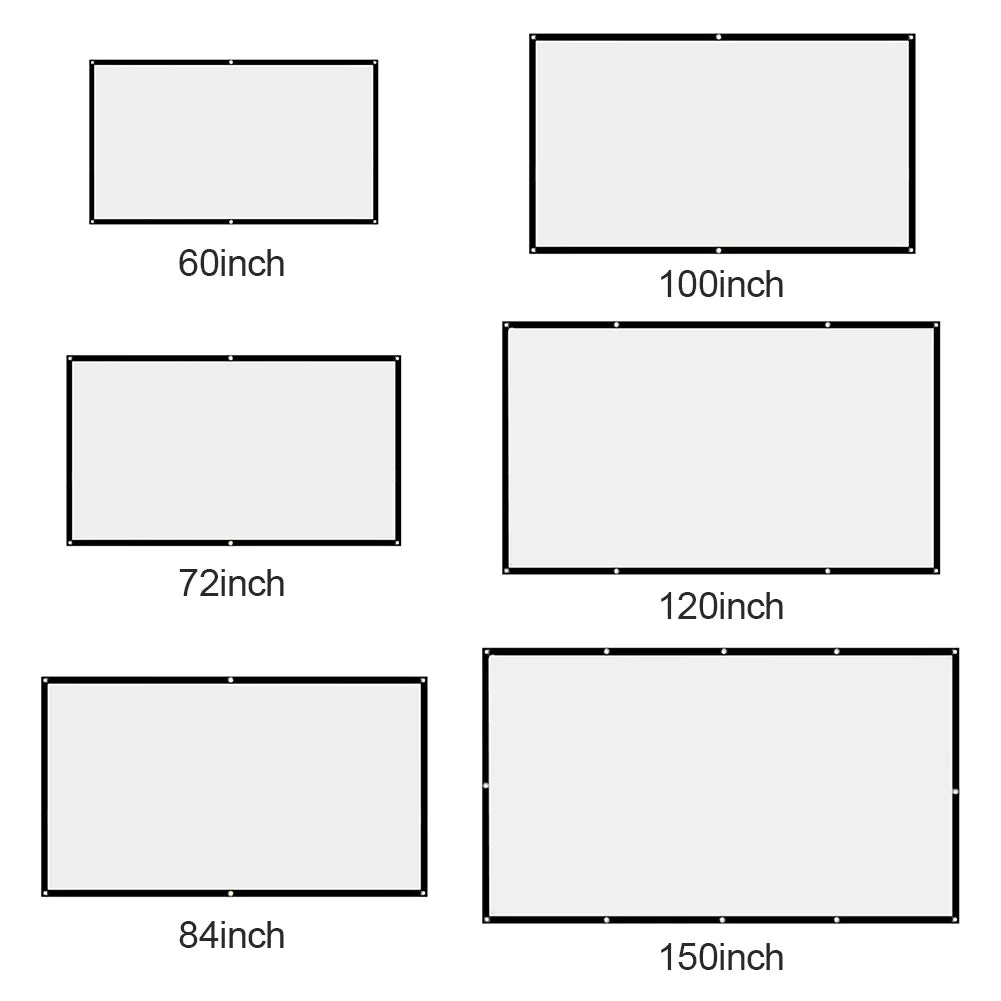LumiScreen™ ALR Portable Projector Screen ☀️🎬 Bright Picture, Even in Daylight