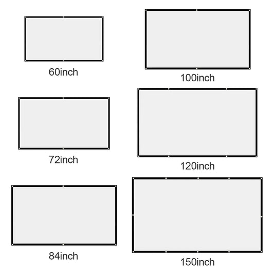 LumiScreen™ ALR Portable Projector Screen ☀️🎬 Bright Picture, Even in Daylight