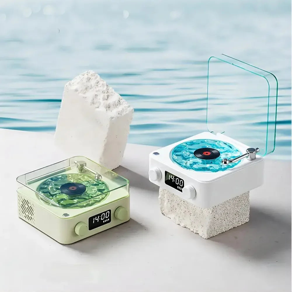 Mini Retro White Noise Bluetooth Speaker Portable Vintage Sleep Aid Bluetooth Speaker Subwoofer With RGB Light Support TF Card Stone's Store