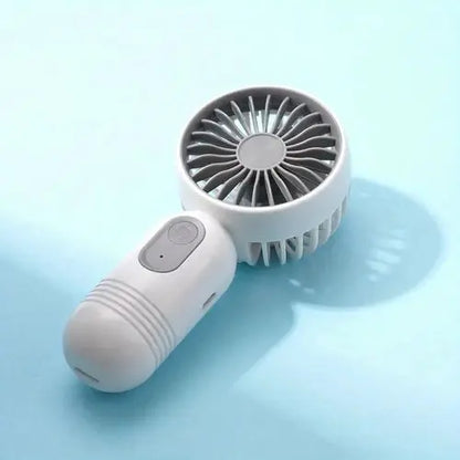 Mini Handheld USB Rechargeable Fan - 3 Speeds, Portable & Lightweight