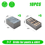 Closets Clothes Organizer Pants Jeans Storage Box Cabinet Organizer