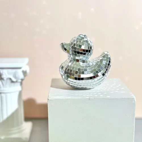 Disco Duck Bedroom Decoration Handmade Mirror Disco Ball Duck Shape AliExpress