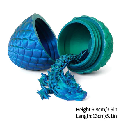FlexiCrystal Dragon: 3D-Printed Magic in Motion Creatinglife Store
