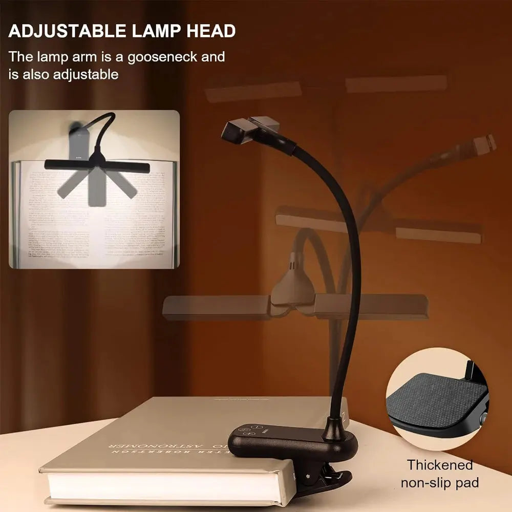 Dual Heads 14 LED Touch Control Reading Light with 3 Colors&8 AliExpress