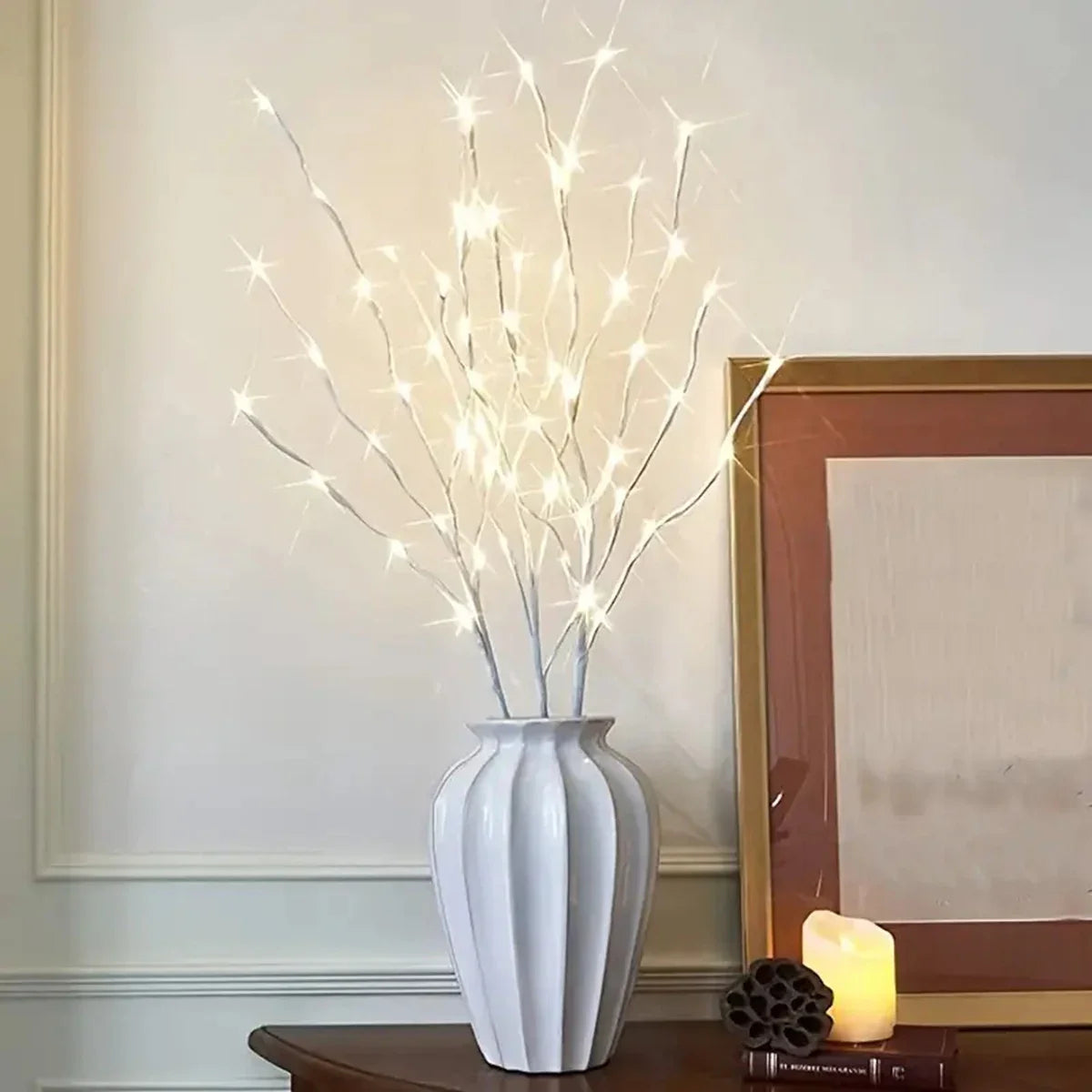 Birch Branch LED Festive Battery Operated Twig Outdoor Christmas Lights Stone's Store