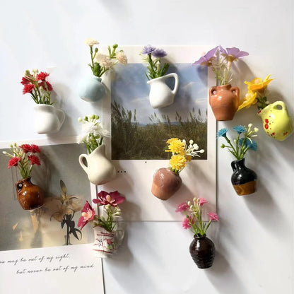 MagniBloom™ Fridge Vase 🌿 — Tiny Plants, Big Charm