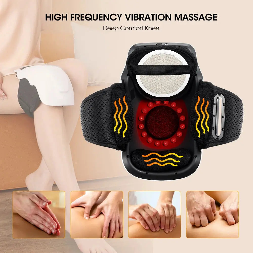 Smart Hot Compress Knee Relaxing Massager Knee Cap Treasure Laser AliExpress