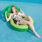 Avocado Pool Rafts Inflatable Ride-ons Play Water Fun Fold PVC Sofa Inflate Lounge Chair Floating Summer Swimming Beach Seaside