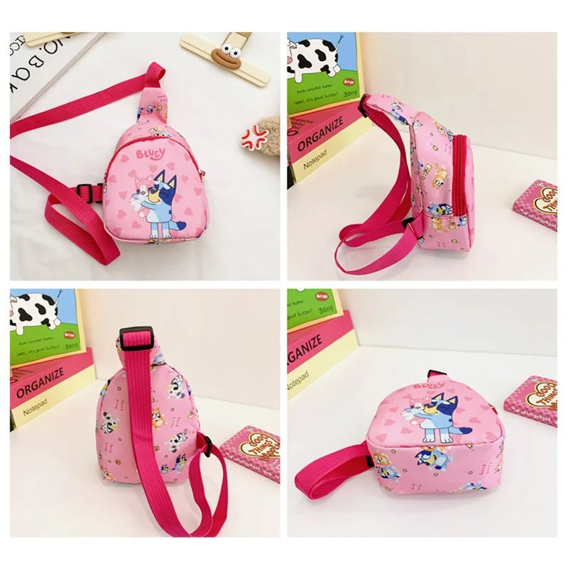 Bluey Kids Mini Crossbody Bag – Lightweight Cartoon Shoulder Bag