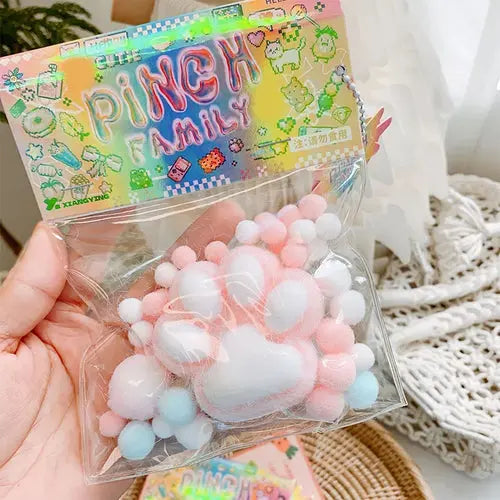 Cartoon Cat Paw Squishy Squeeze Toy Soft Mochi Toys Cute Slow Rebound AliExpress