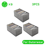 Closets Clothes Organizer Pants Jeans Storage Box Cabinet Organizer