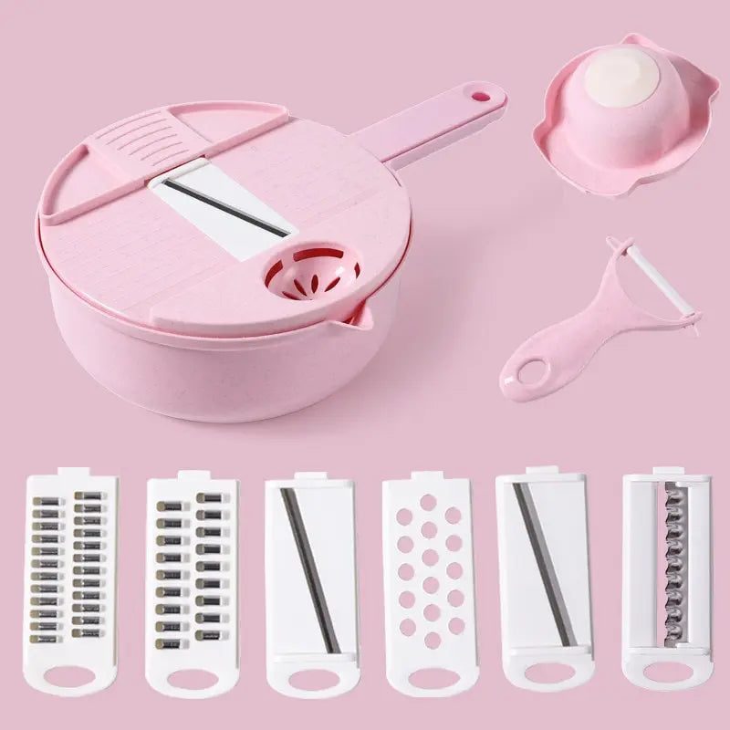 1pc Green/Blue/Pink Manually Cut Shred Grater Salad Vegetable Chopper Carrots Potatoes For Kitchen Convenience Vegetable Tools Shop1103816097 Store
