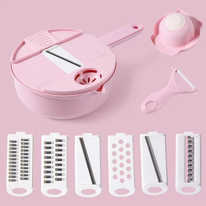 1pc Green/Blue/Pink Manually Cut Shred Grater Salad Vegetable Chopper Carrots Potatoes For Kitchen Convenience Vegetable Tools Shop1103816097 Store