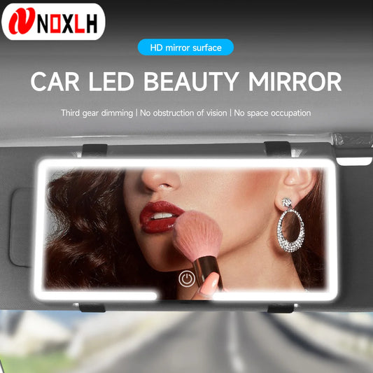 GlowVisor™ Espejo de Maquillaje LED 🚗💡 Impecable en Cualquier Lugar