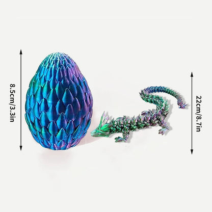 FlexiCrystal Dragon: 3D-Printed Magic in Motion Creatinglife Store