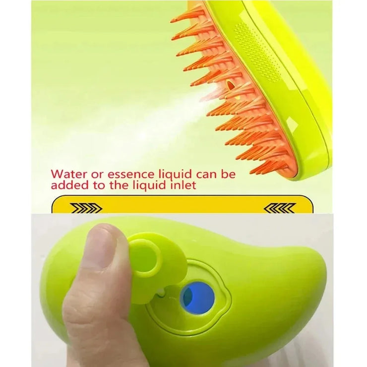 Cat Dog Steam Brush Electric Spray Water Spray Kitten Pet Comb Soft