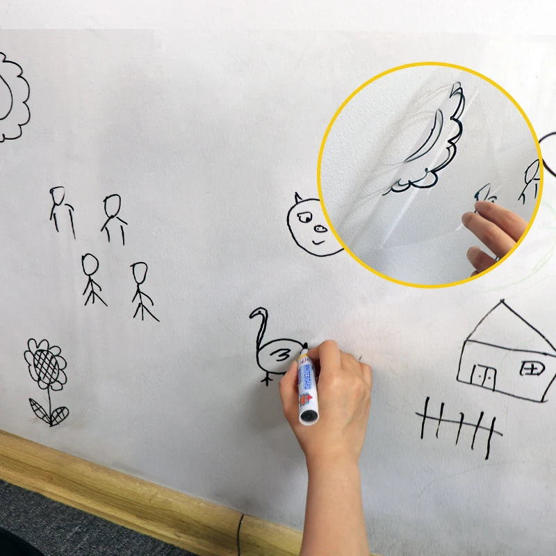 Stick & Write: The Ultimate Electrostatic Whiteboard FOGZUVR Official Store