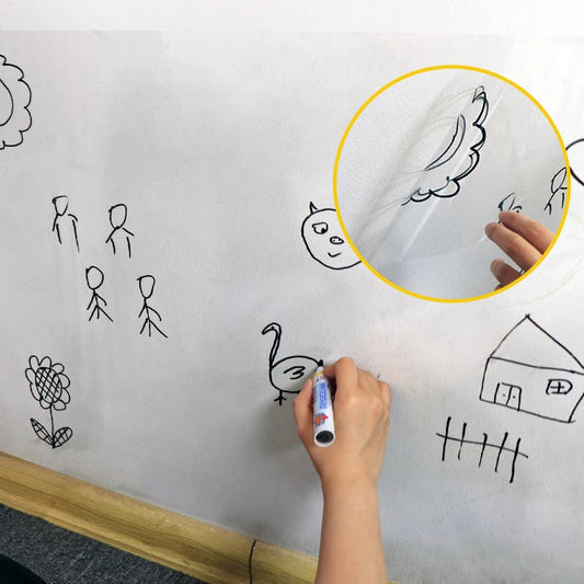 Stick & Write: The Ultimate Electrostatic Whiteboard FOGZUVR Official Store