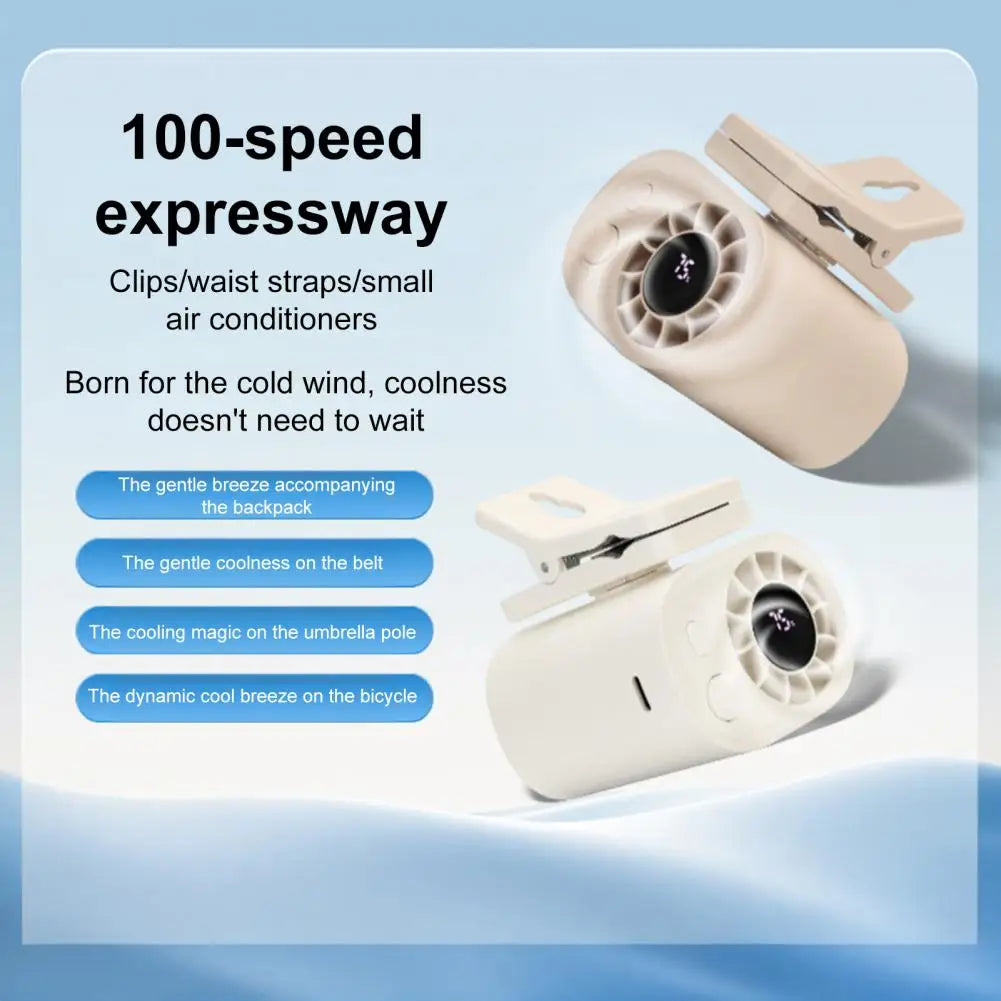 Chill Anywhere: USB Rechargeable Cooling Fan