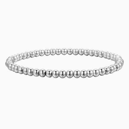 925 Solid Sterling Silver 3-4mm Round Semi Mount Blank Setting Bubble Ring for Breastmilk & Keepsake Resin Ceramic Jewelry FANGQUN Official Store